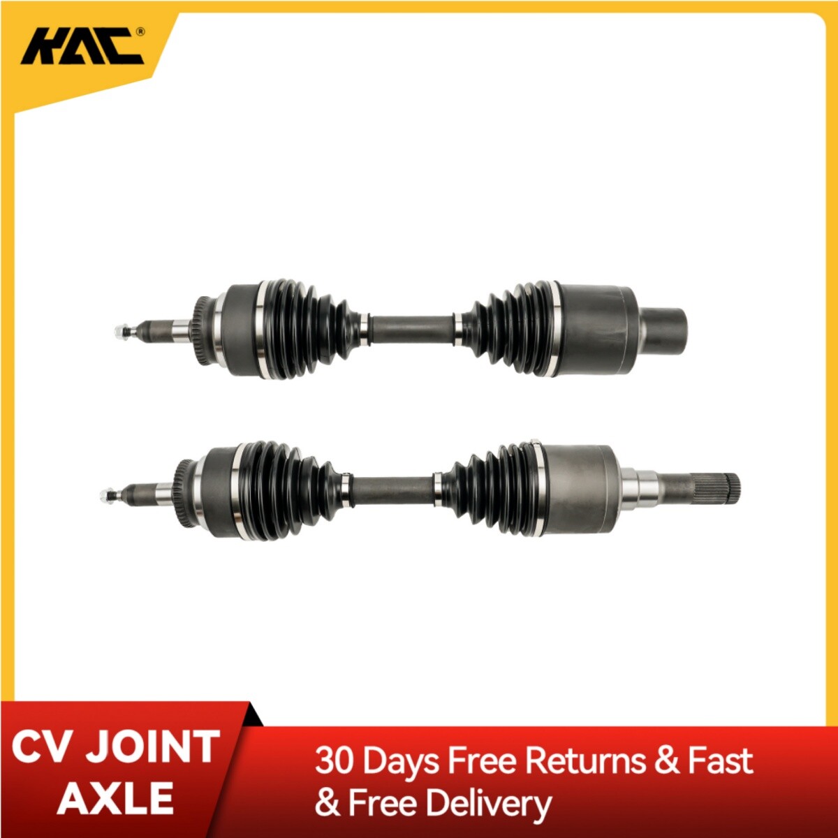 Pair CV Axle Assembly Front 4WD For Ford F-150 Expedition 2007-2015 Navigator