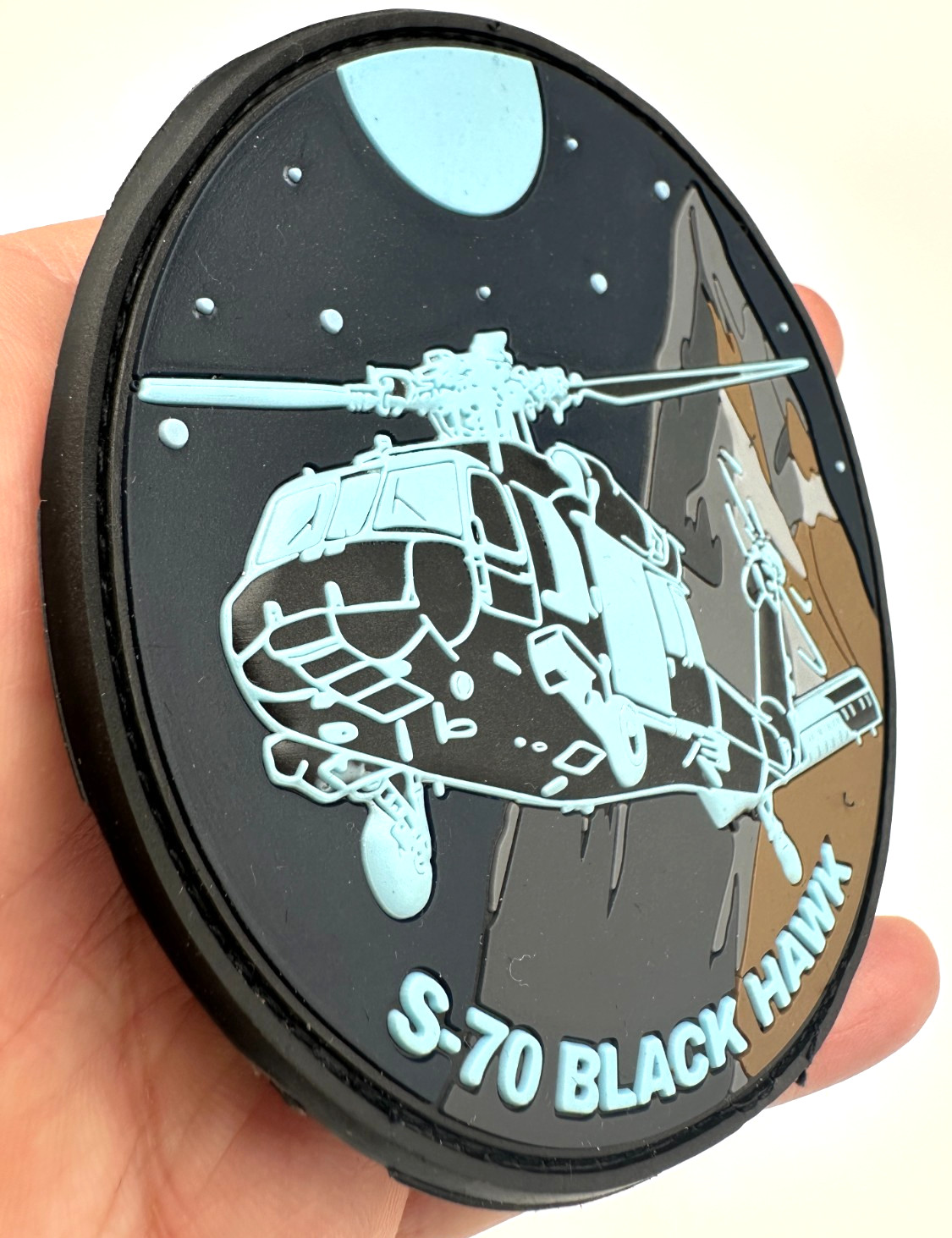 SKORSKY S-70 BLACKHAWK HELICOPTER -HIGH QUALITY PVC PATCH