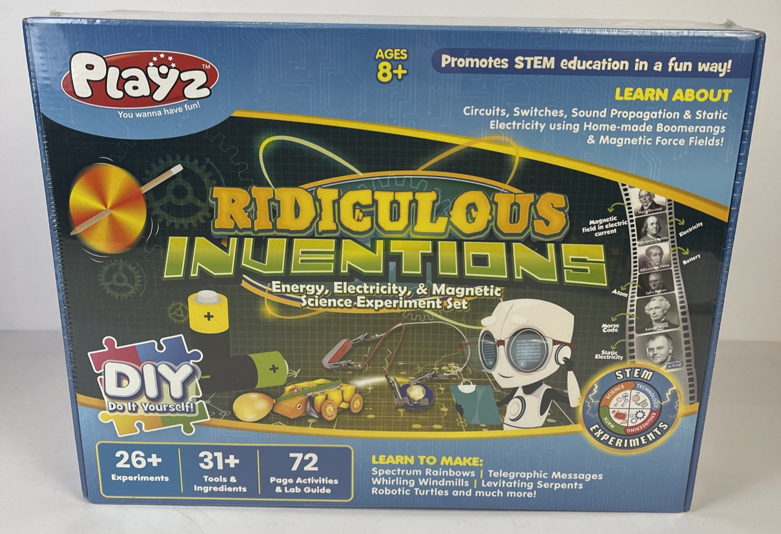 Science Experiment Set New STEM Experiment Kit Homeschool Electricity Magnetics