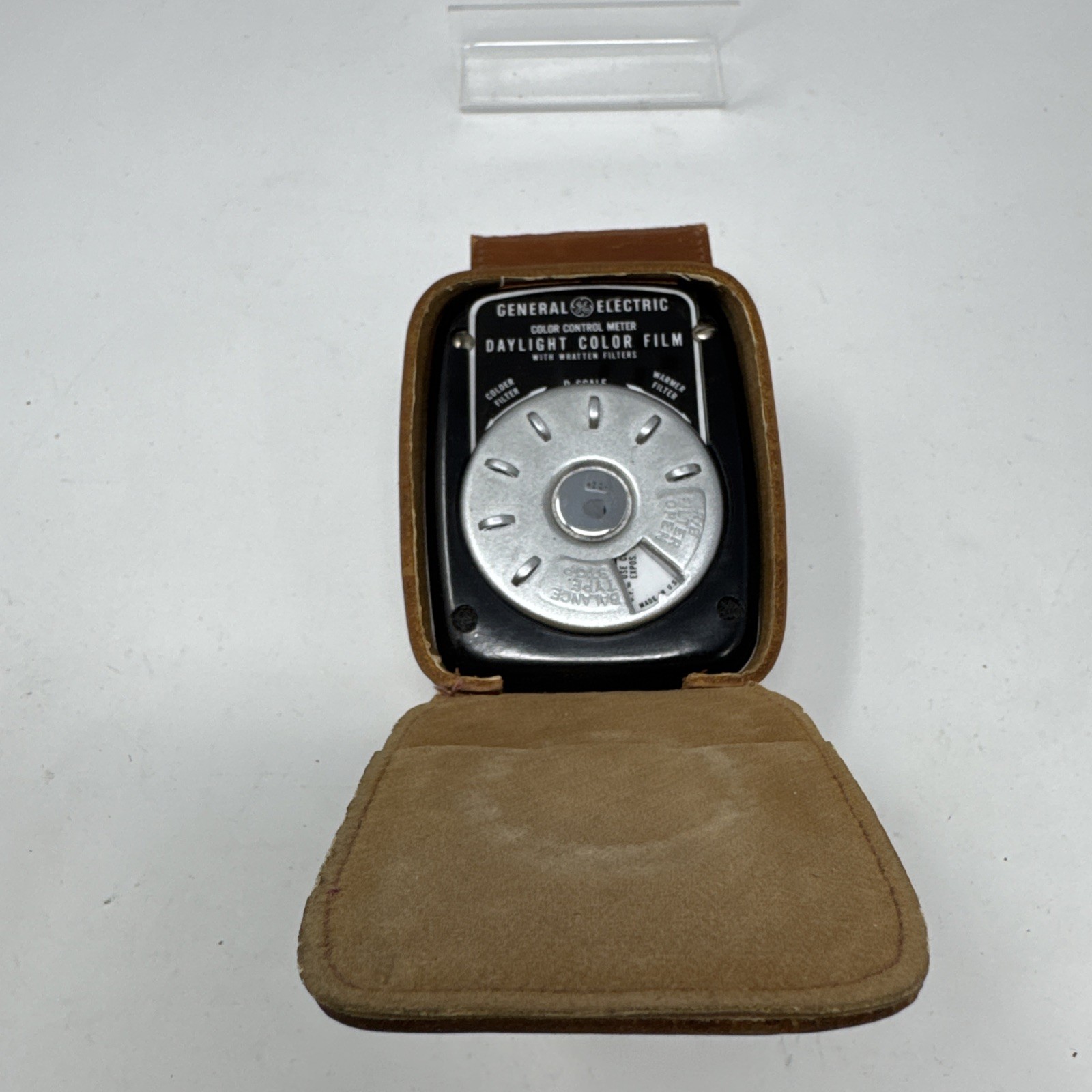 GENERAL ELECTRIC Color Control Meter Two Sided Slide SEE PHOTOS W/ Case