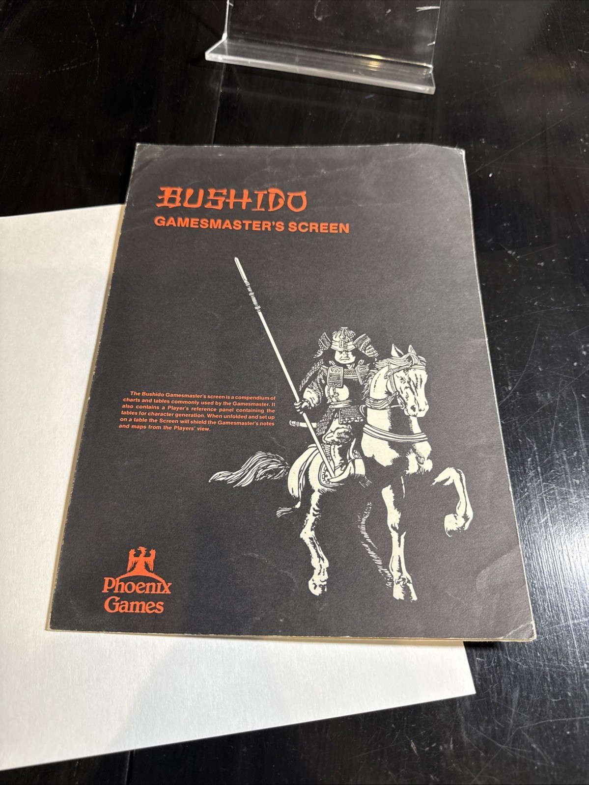 Phoenix Game Role Playing Games Phoenix Gam  Bushido - Gamemaster's Screen-RARE