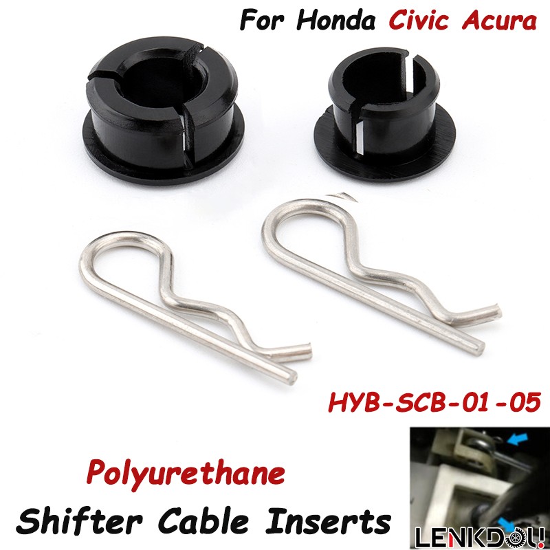 Polyurethane Shifter Cable Inserts For Honda Civic 2001-2005 Acura RSX 2002-2006