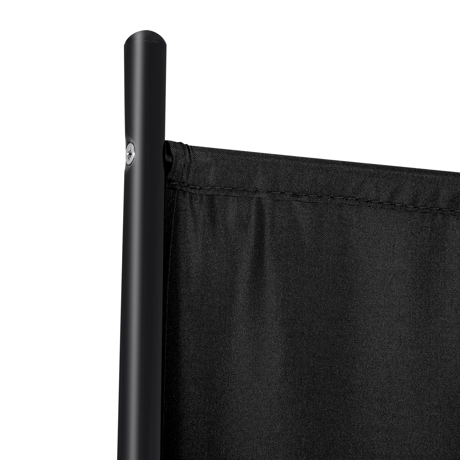 3 Panel Room Divider Black Folding Privacy Panel Screens for Office Separation