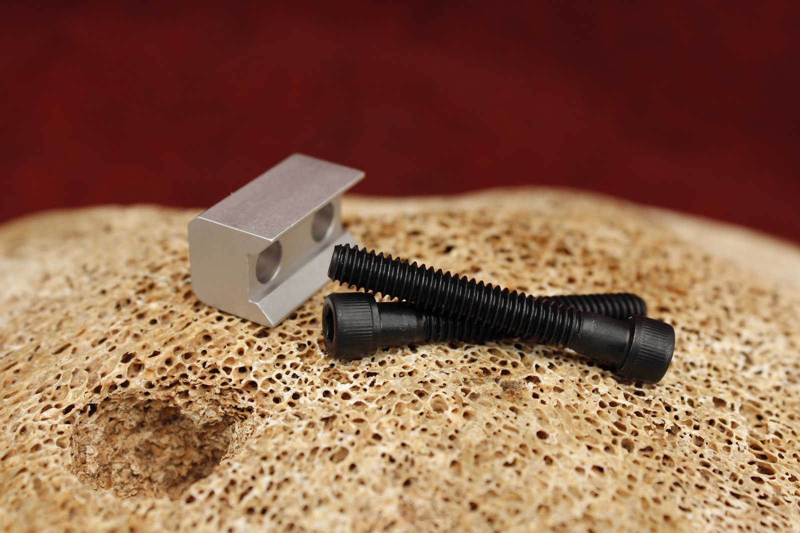 KIDD V-Block with Screws Aftermarket Part for a 10/22® or Ruger® 10/22®-Silver