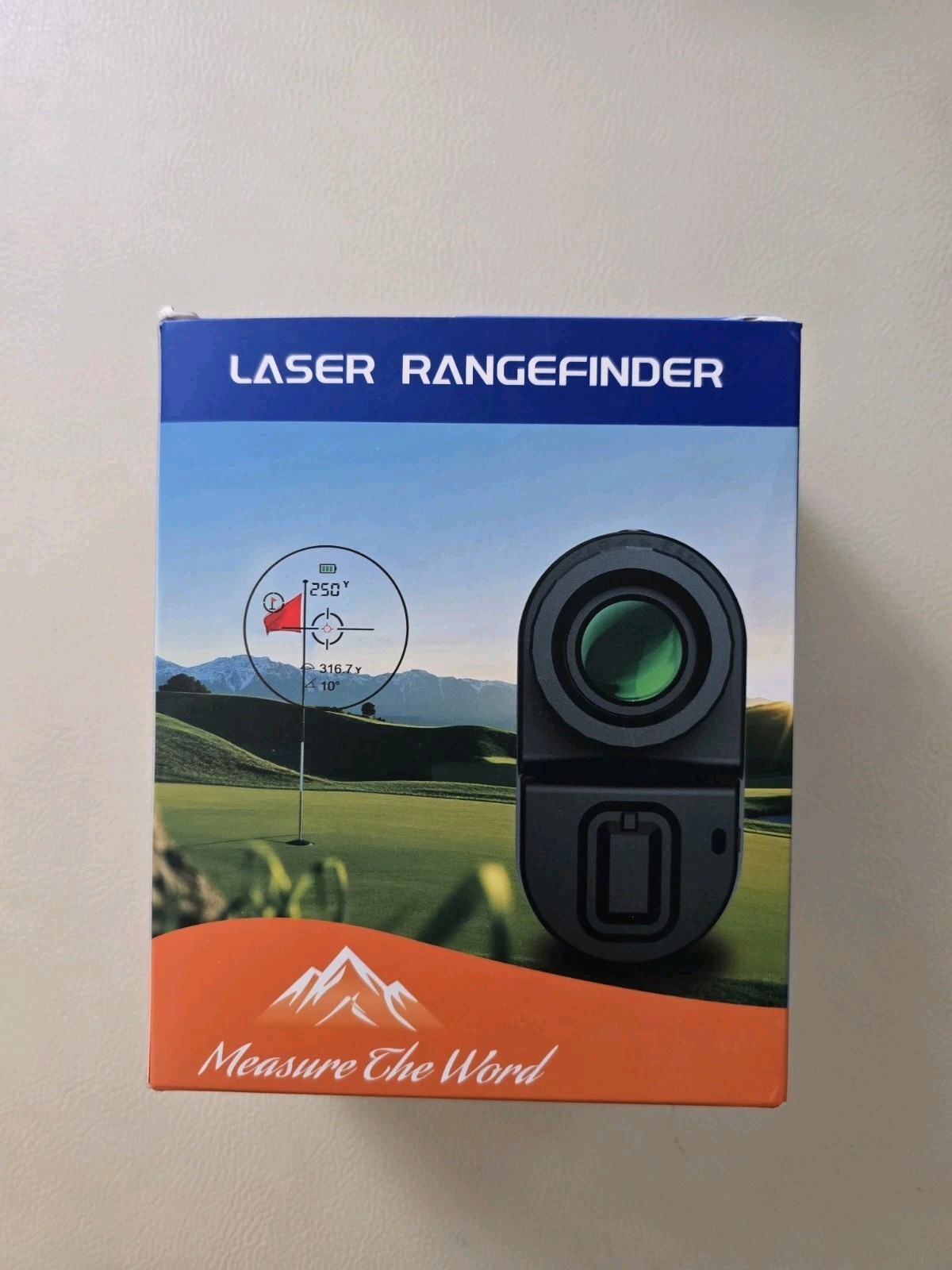Measure Word ST-GR01-1800 Laser Rangefinder Golf Hunting 2200m Slope Magnetic