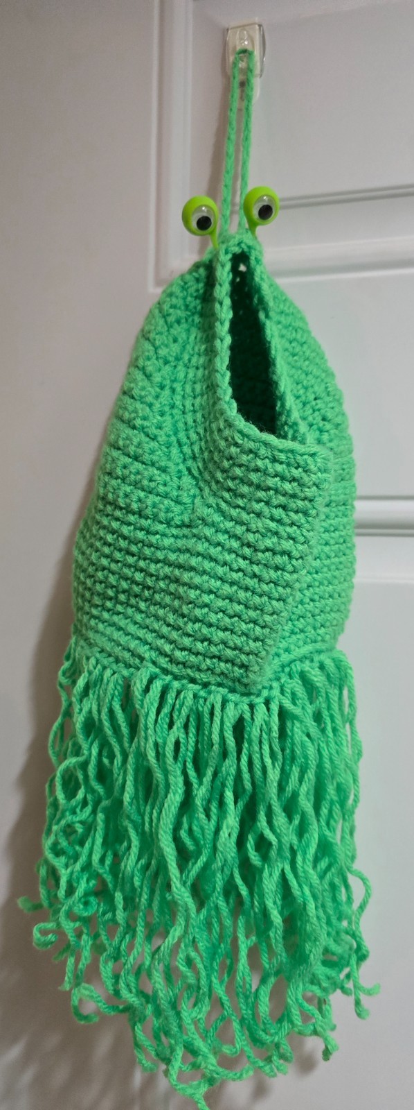 Handmade Crochet Hanging YipYip Basket