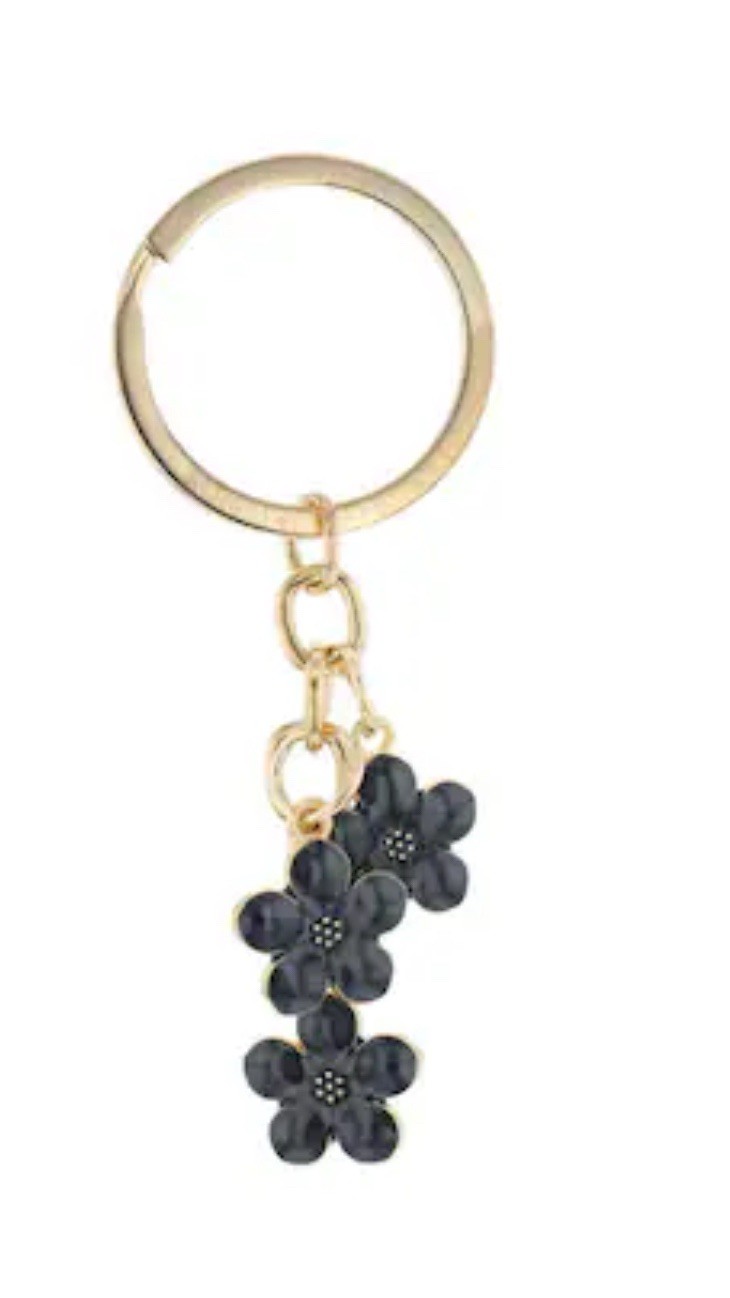 NEW Lulla Floral Bag Charm-Key Fob-NWT