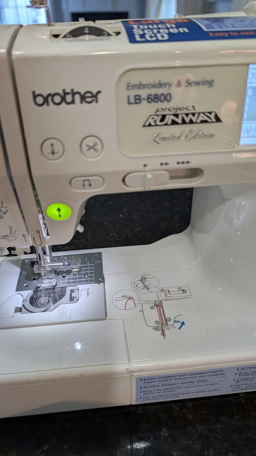 Brother # LB-6800 Project Runway Computerized Sewing / Embroidery Machine