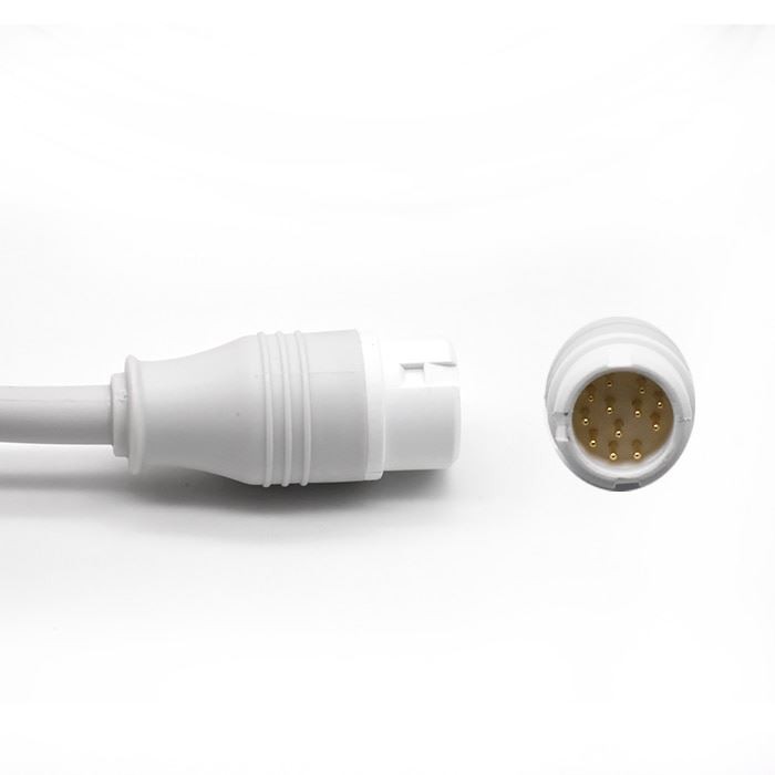 Philips ECG Compatible 12 Pin 5 Leads - Snap