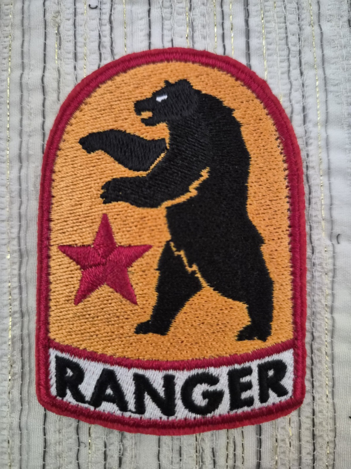Fallout NCR Ranger Embroidery Morale patch - hook and loop