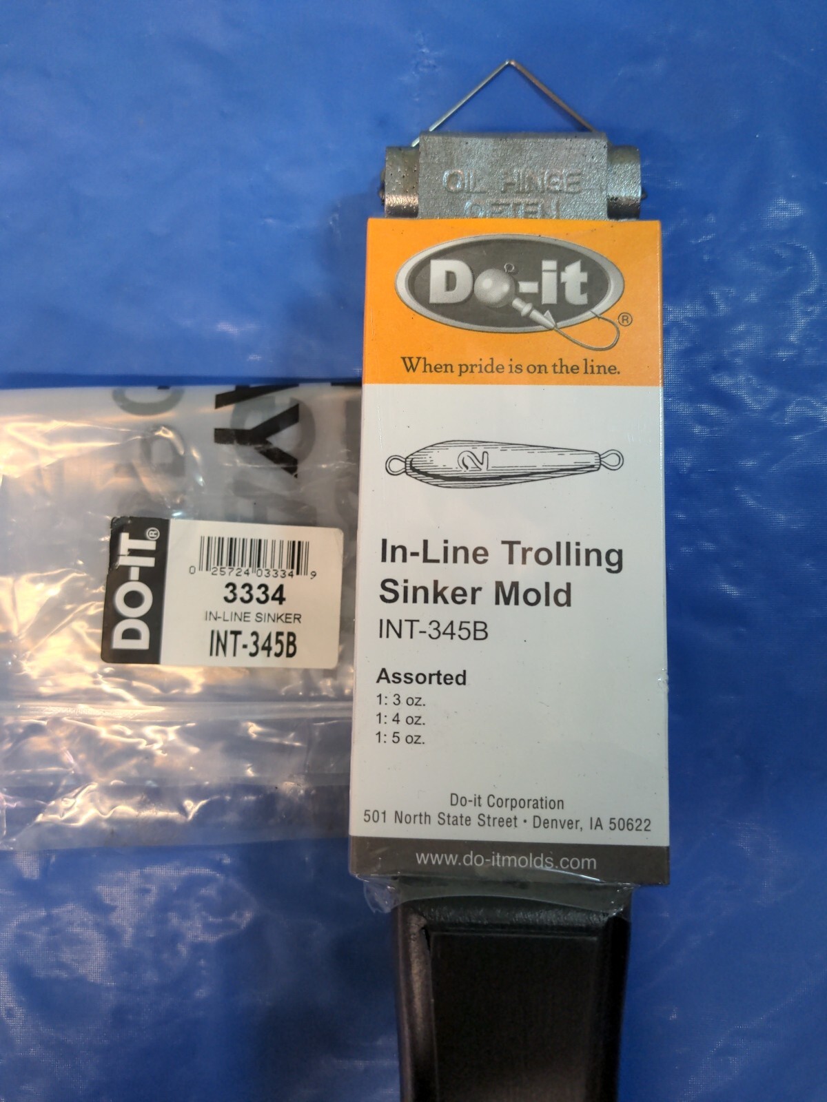 3334-DO-IT INLINE TROLLING SINKER MOLD-INT-345B