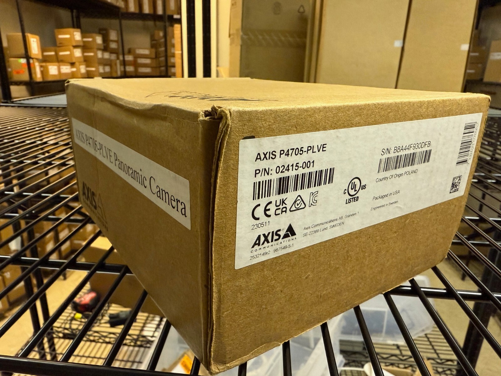 Axis P4705-PLVE 2MP Outdoor Dual-Sensor Dome Camera | 02415-001 | NEW OPEN BOX
