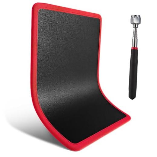 Flexible Magnetic Tool Mat, 12.8" x9.5" Non-Slip Magnetic Tool Organizer |