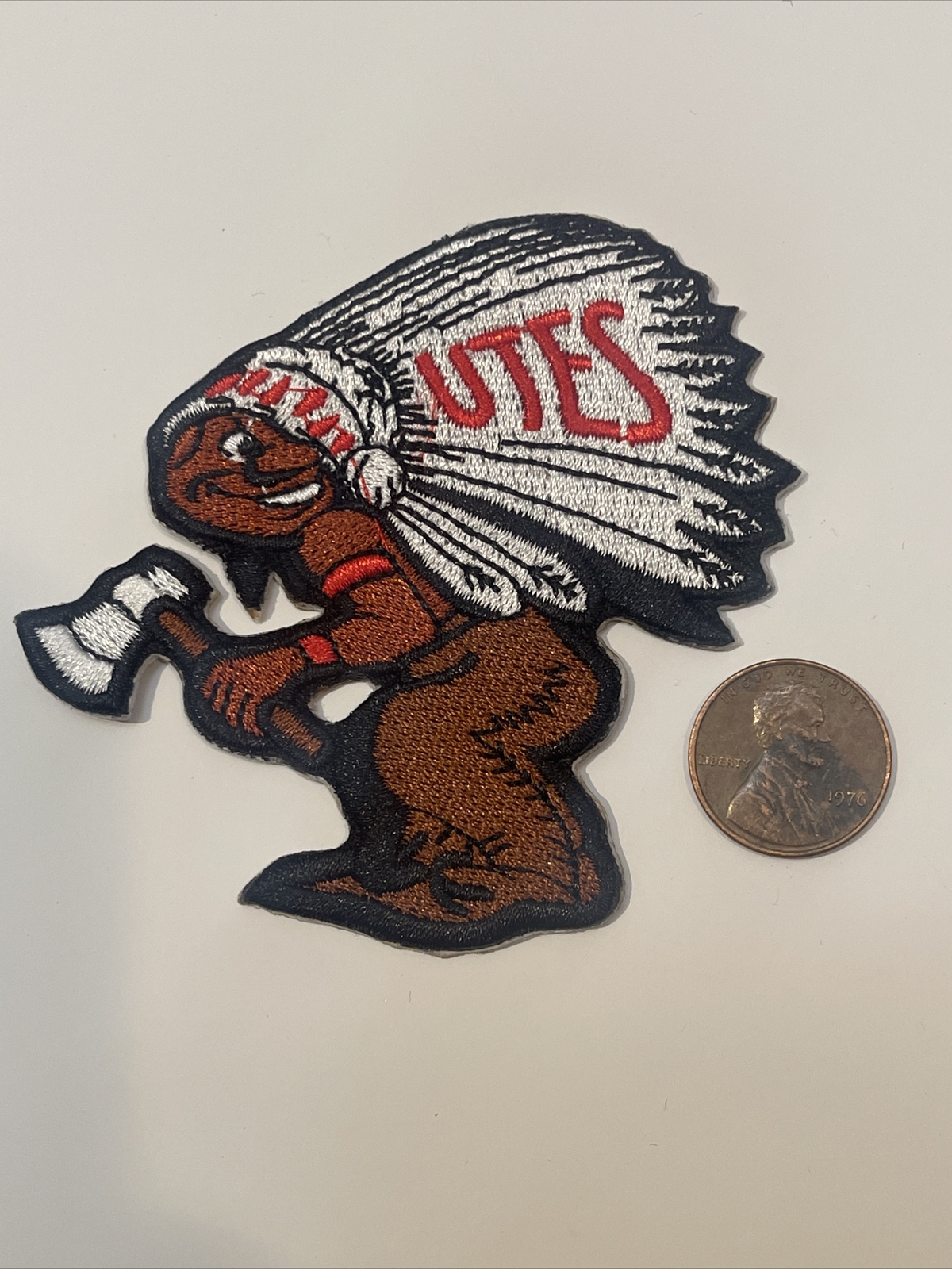 University of Utah Utes Vintage Embroidered Iron On Patch 3” X 3”