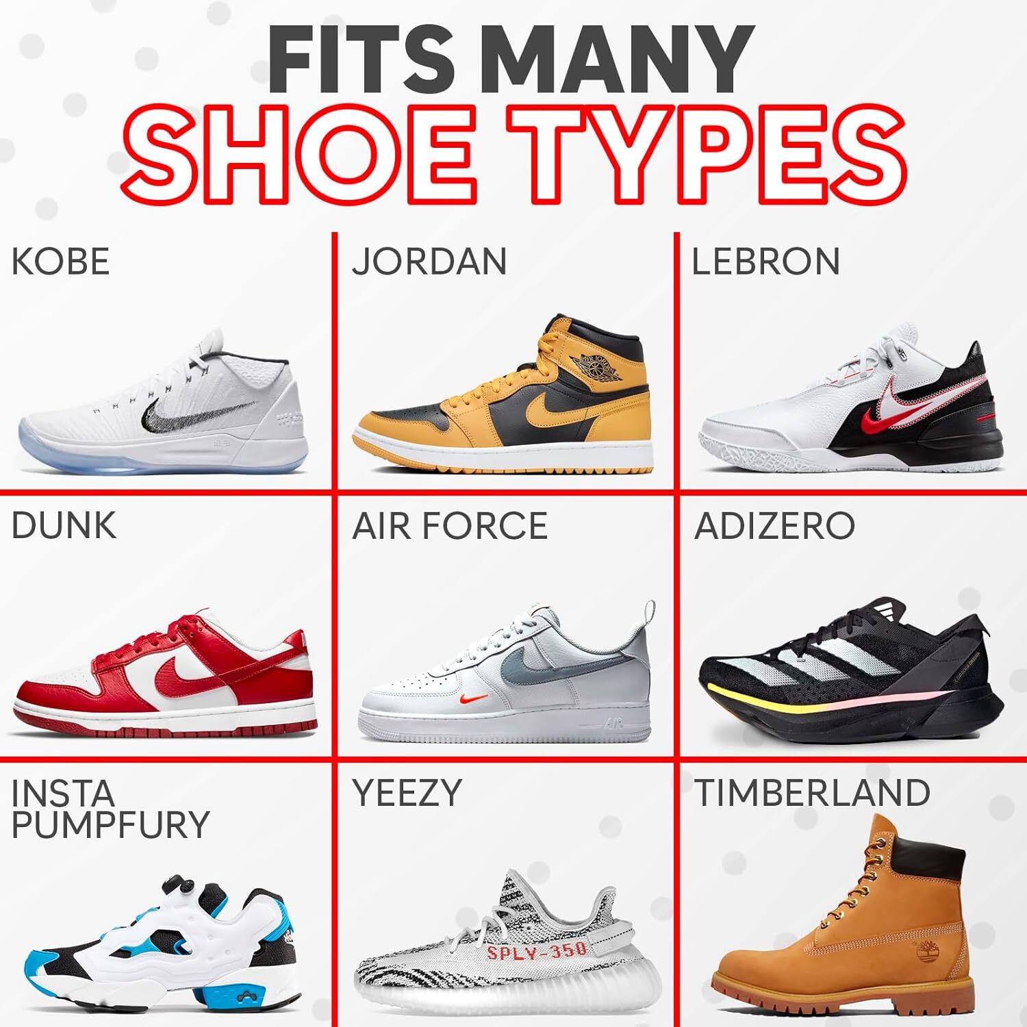 8 Pairs Shoe Crease Protector | Crease Protectors for Dunk Low, Air Force ...