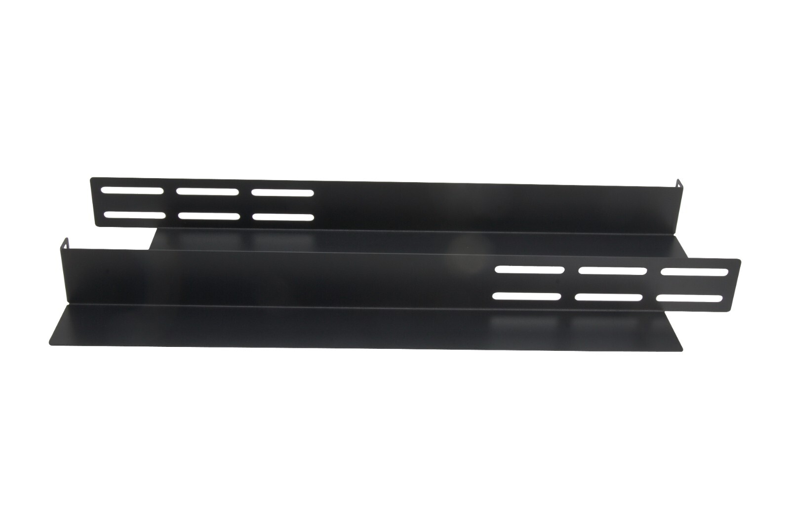 1U 4-Post Adjustable Rack Mount Server Shelf Rails - Audio/Network/IT Equipment