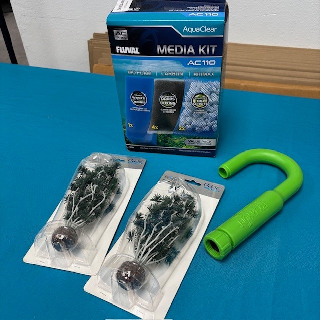 OPEN BOXED AquaClear AC110 Filter Media Maintenance Kit/Python Hook/BiOrb Decor