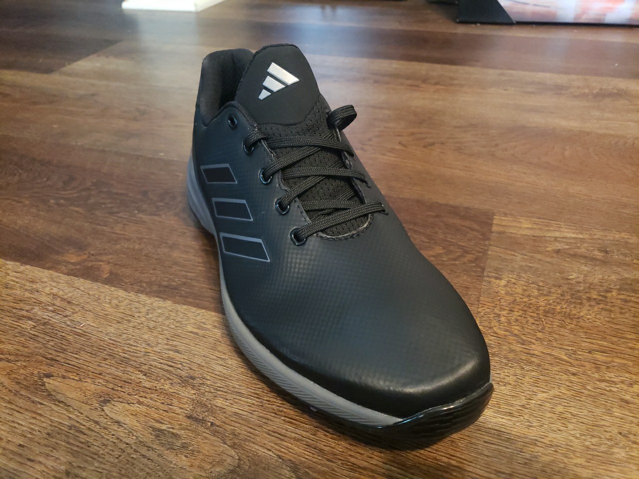Size 9.5 Adidas ZG23 Golf Shoes Black Silver Metallic Grey GW1178 Men’s