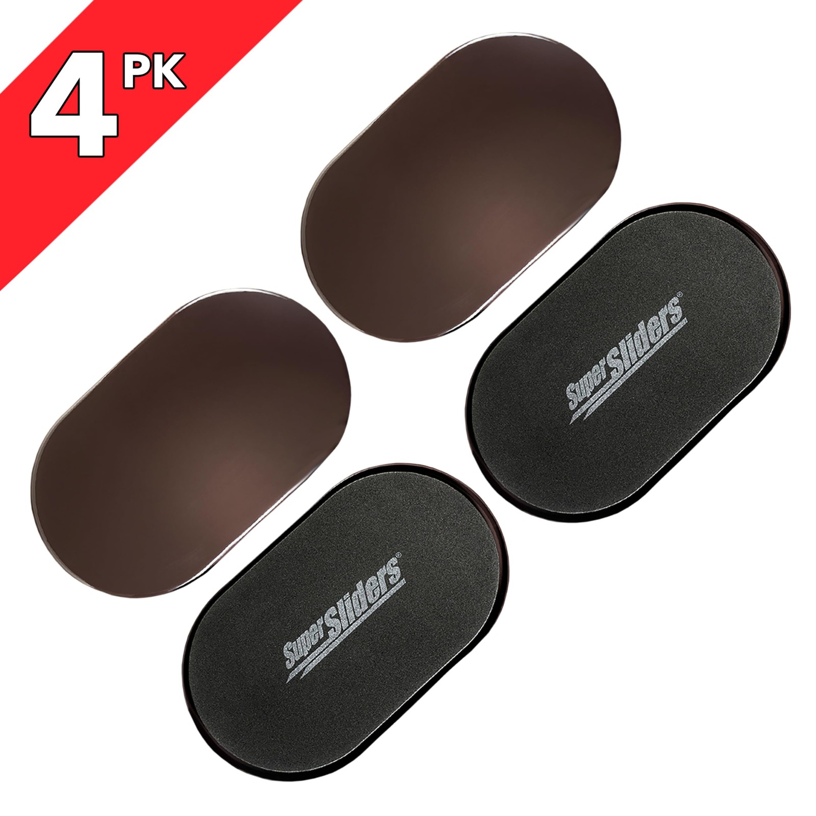 5-3/4" x 9-1/2" XL Oval Reusable Furniture Sliders for Carpet, Anti-Slip Prot...