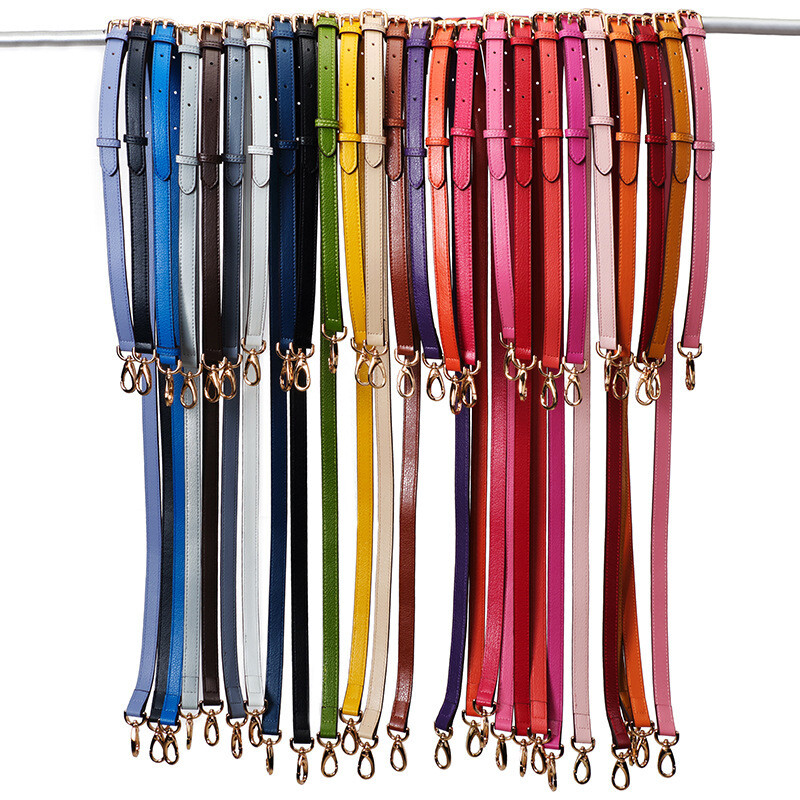 Women's Real Litchi Leather Shoulder Crossbody Handbag Replacement Bag Strap