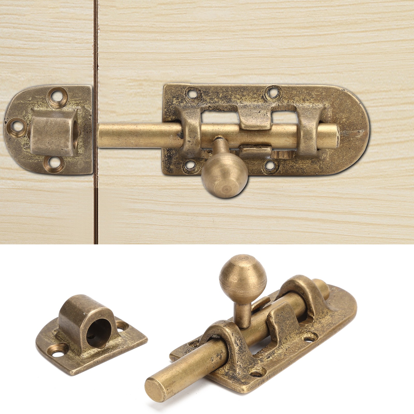 Sliding Lock Durable Design Ideal For Home Security 10x3cm Excellent