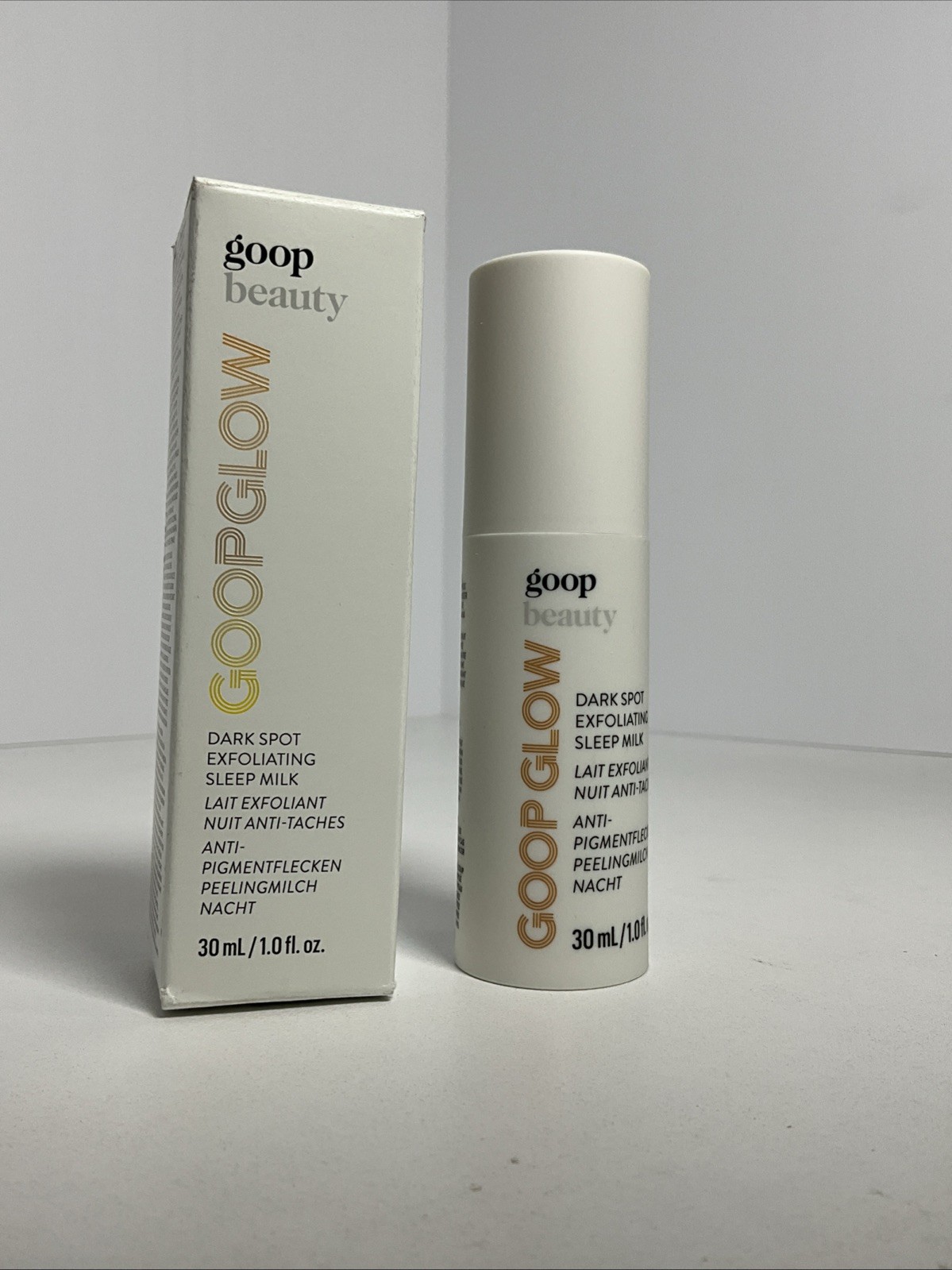 Goop Beauty Goop Glow Dark Spot Exfoliating Sleep Milk Serum 30mL / 1 Fl Oz NEW
