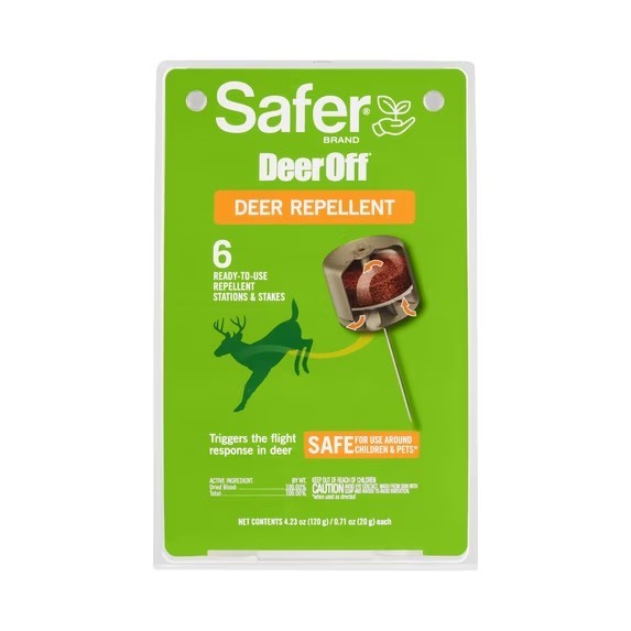 Safer Brand 5962 Waterproof Deer Repelling Stations – 6 Pack