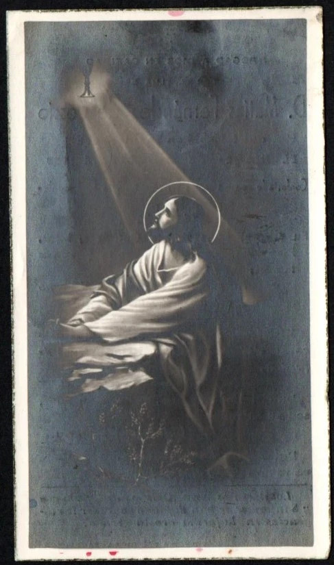 Holy card antique de Jesus santino image pieuses estampa