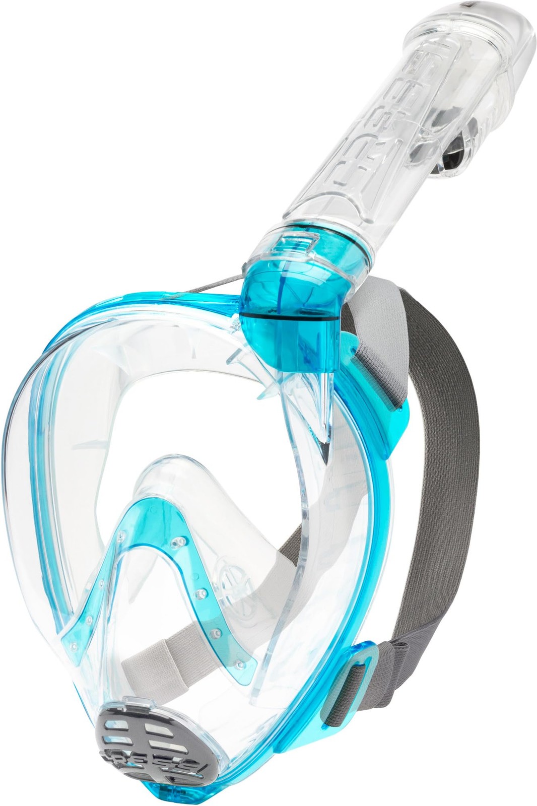 Cressi Baron Full Face Masks Clear/Aquamarine M/L Xdt020050