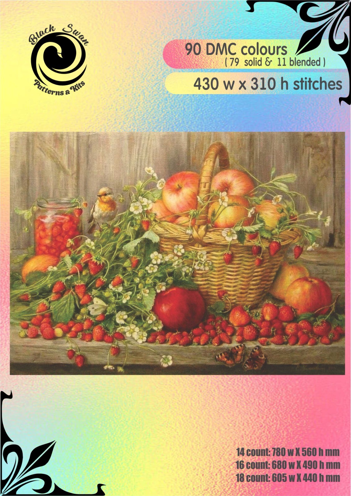 Summer Harvest 528 Chart Counted Cross Stitch Pattern Needlework