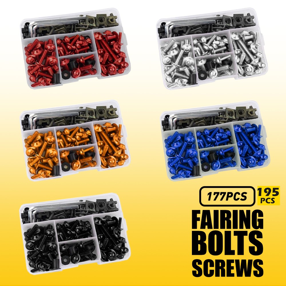 Aluminum Fairing Bolts Kit Screws For Suzuki GSXR600 / GSXR750 / GSXR1000