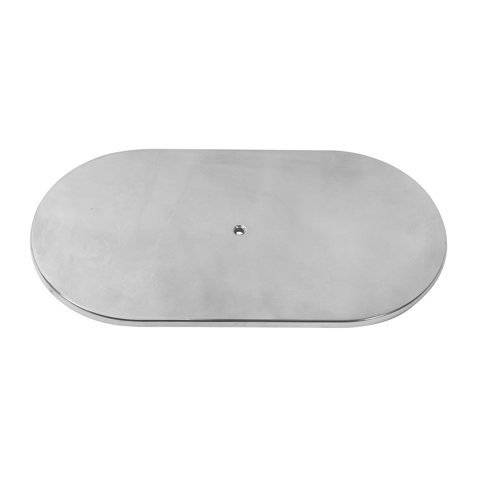 Speedmaster PCE103.1009 15" Aluminum Oval Plain Air Cleaner Top - Polished