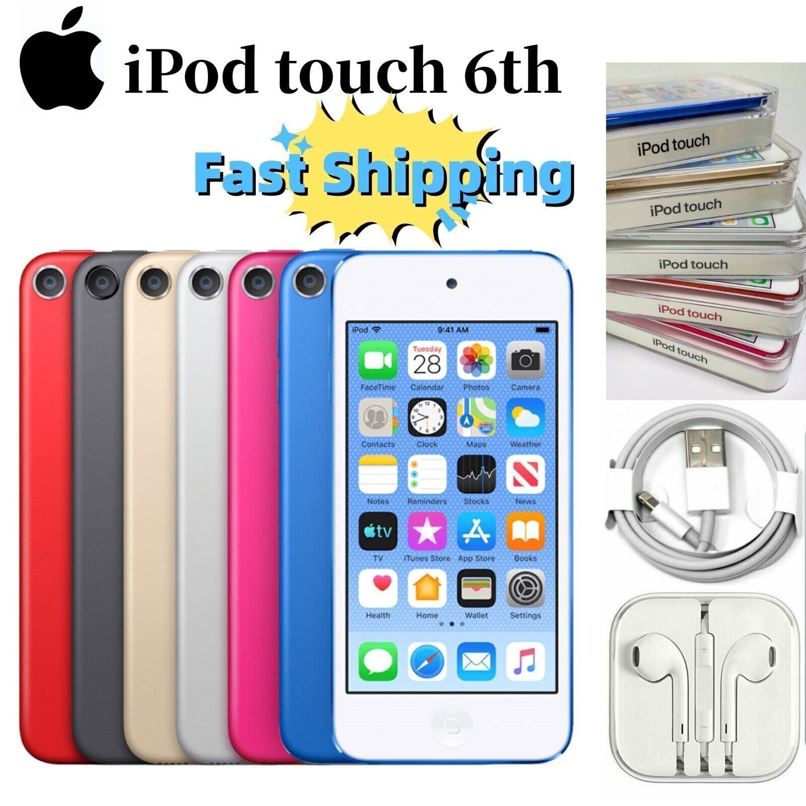 NEW-Sealed Apple iPod Touch 7th Generation (256GB) All Color- FAST SHIPPING LOT