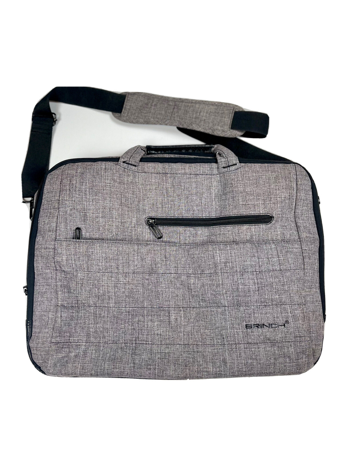 Brinch laptop messenger bag heathered gray *see Photos For Condition