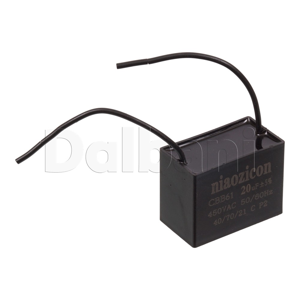 CBB61 450V VAC 20uF Ceiling Fan Motor Run Capacitor
