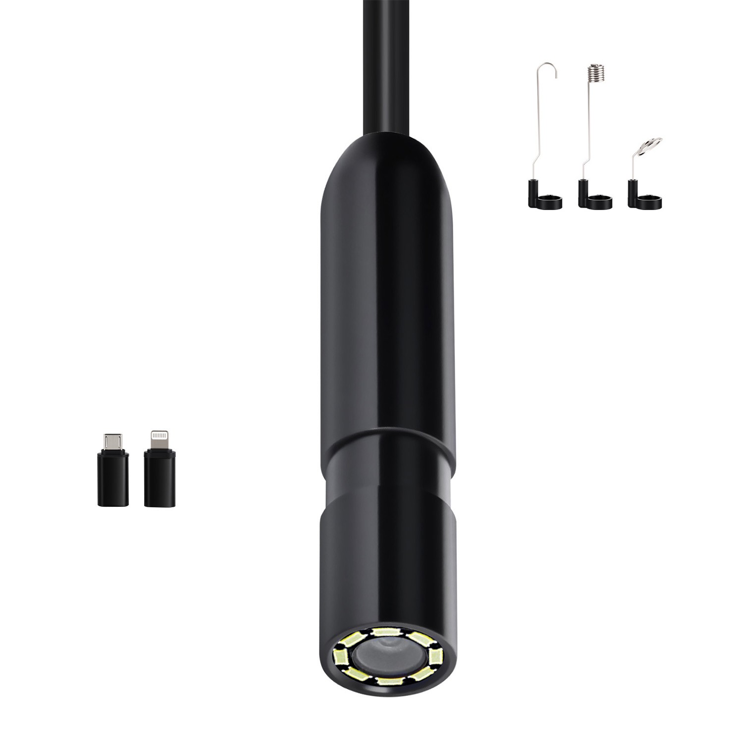 Endoscope Camera 1920P HD Borescope for Android & IOS with 49.2FT Cable