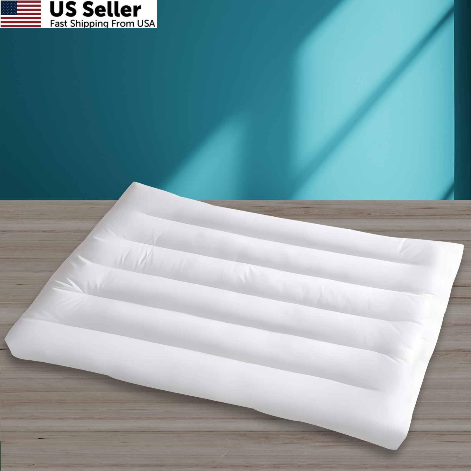 iFaon Ultra Flat Thin Pillow for Sleeping 2.5 inch 2.5"H Standard 1PC, White