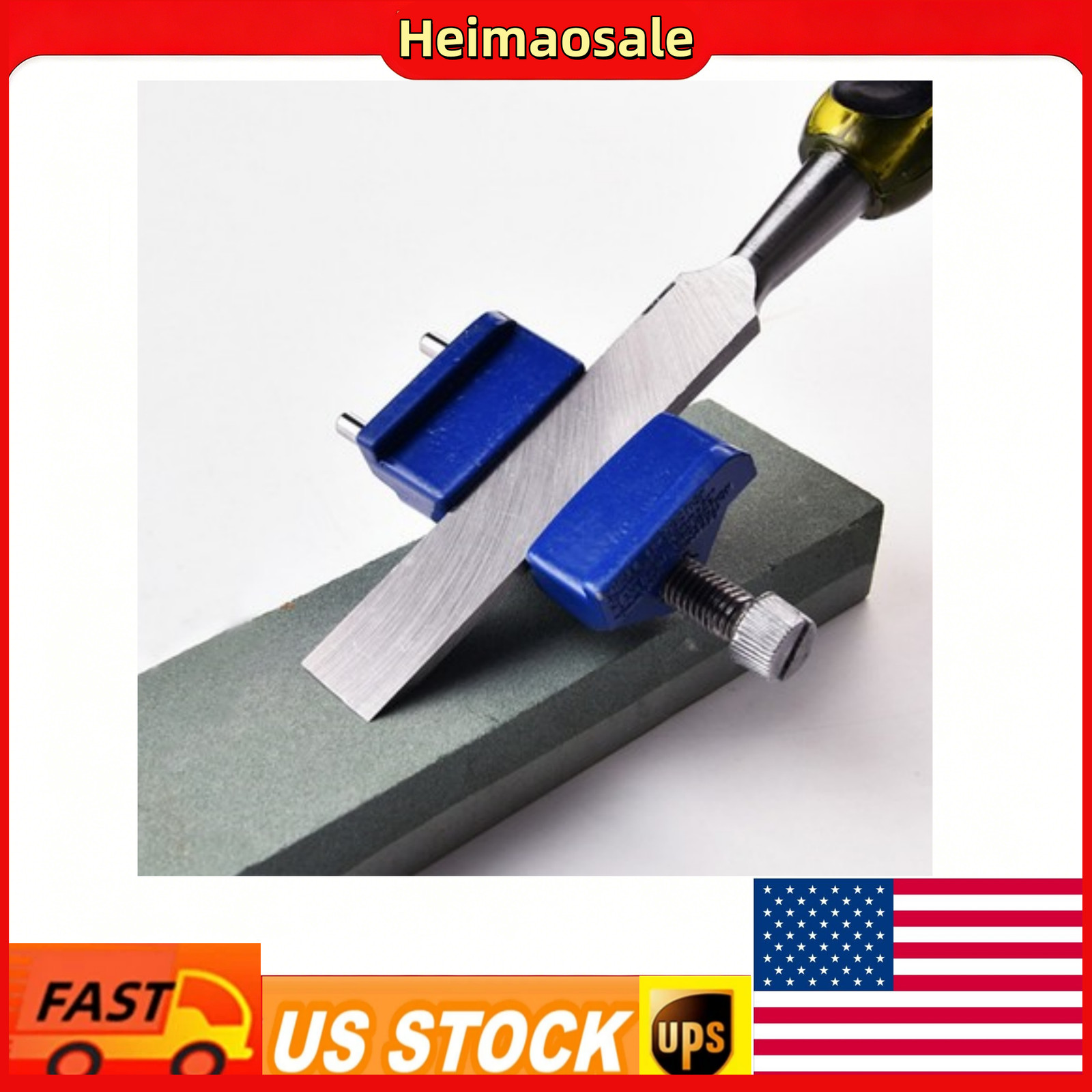 Metal Manual sharpener Carbon Steel Manual Knife Sharpening Stone for Kitchen