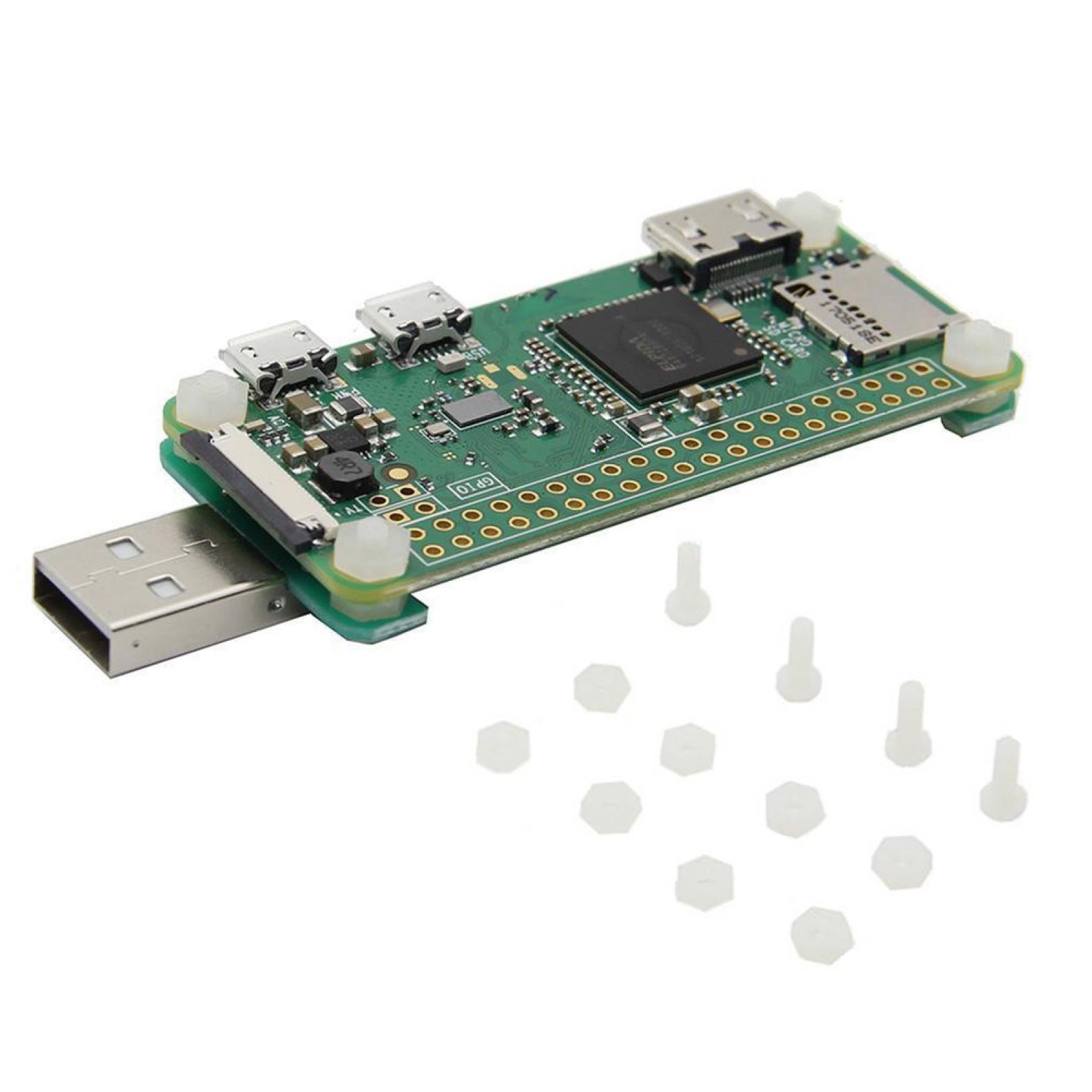 USB Type-A Add-on Board Connector Transmitter for Raspberry Pi Zero/ 0 Wireless