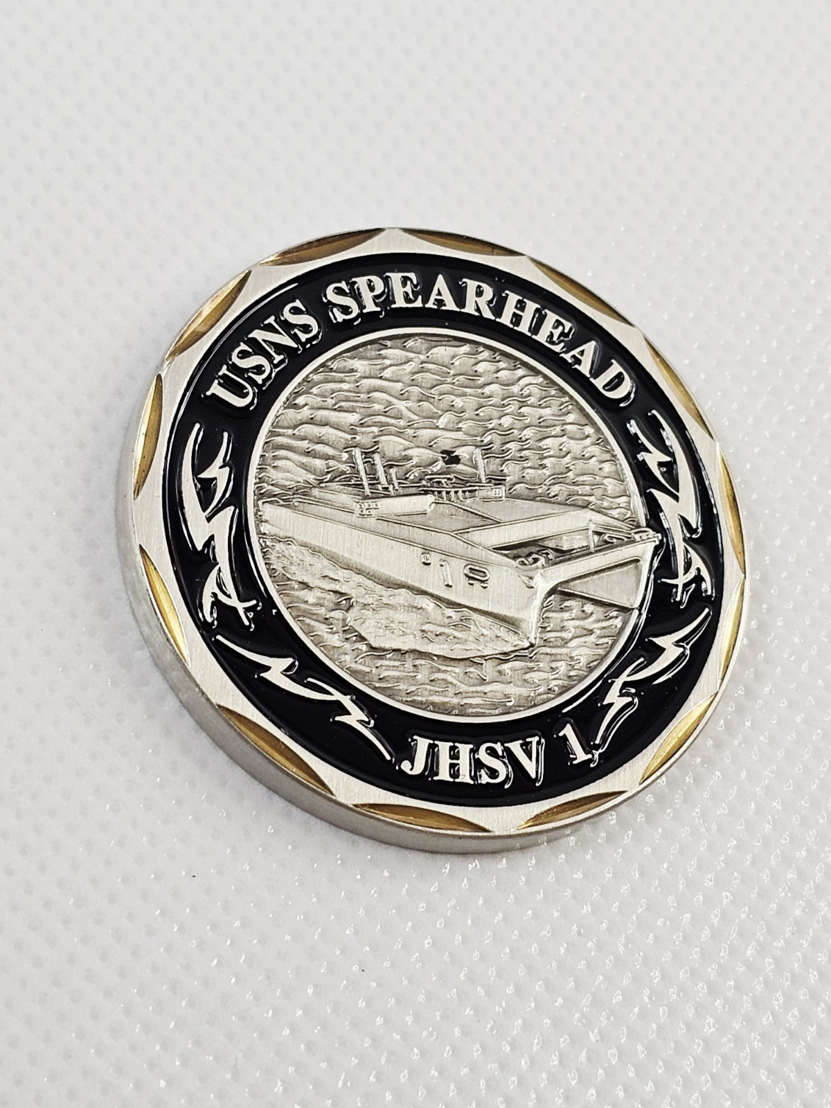 USNS SPEARHEAD JHSV 1 Challenge Coin