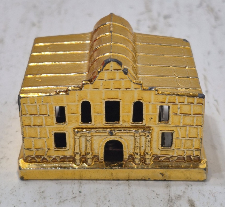 Vintage Metal Pencil Sharpener The Alamo San Antonio Texas Fort Souvenir History