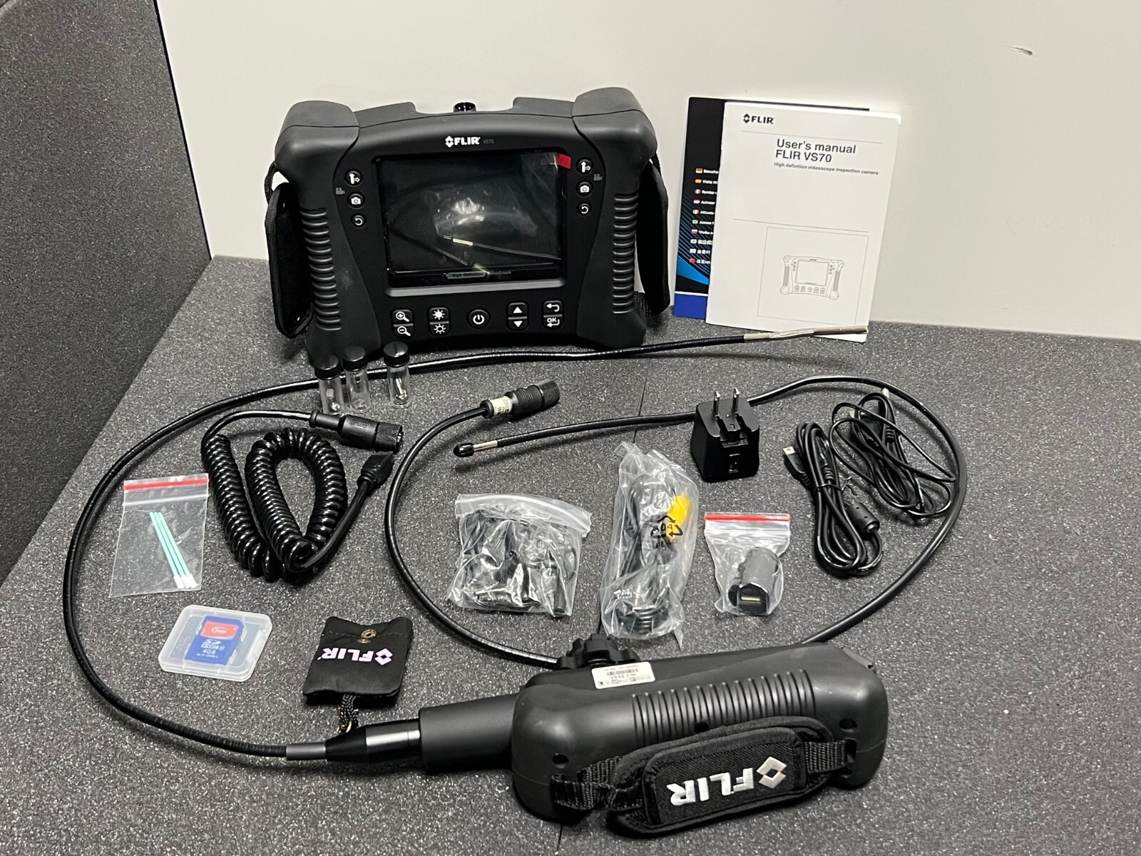Flir / Teledyne VS70-3W Video Borescope, Wireless Articulation Combo Kit, MINT!!