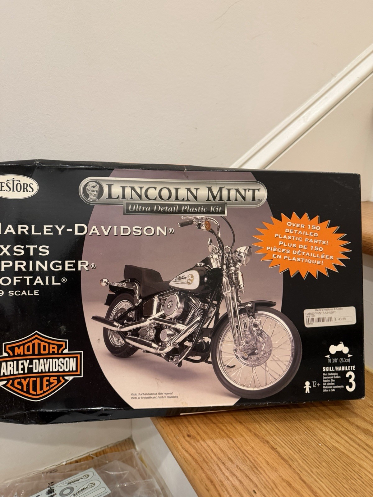 Testors Lincoln Mint Harley-Davidson model FXSTS Springer Softail 1/9 scale