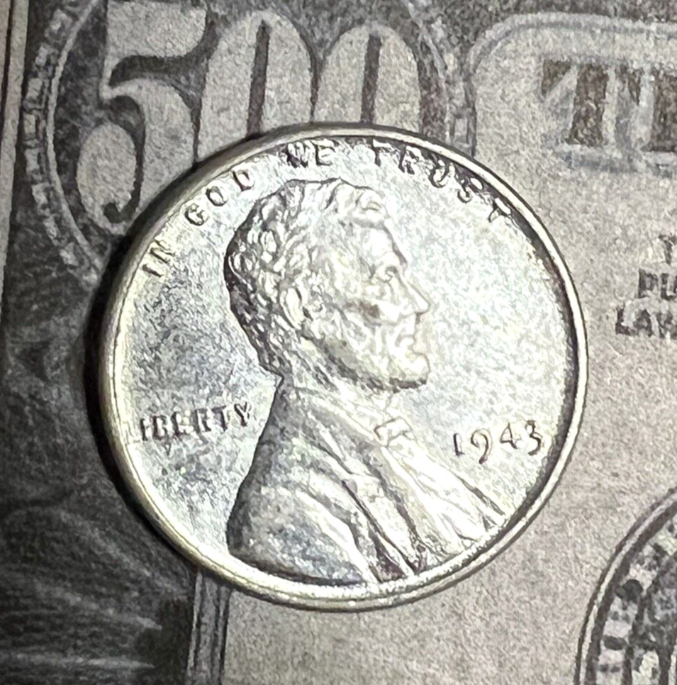 1943 P Lincoln Steel Wheat Penny - AU+ Nice Coins - Combined Shipping