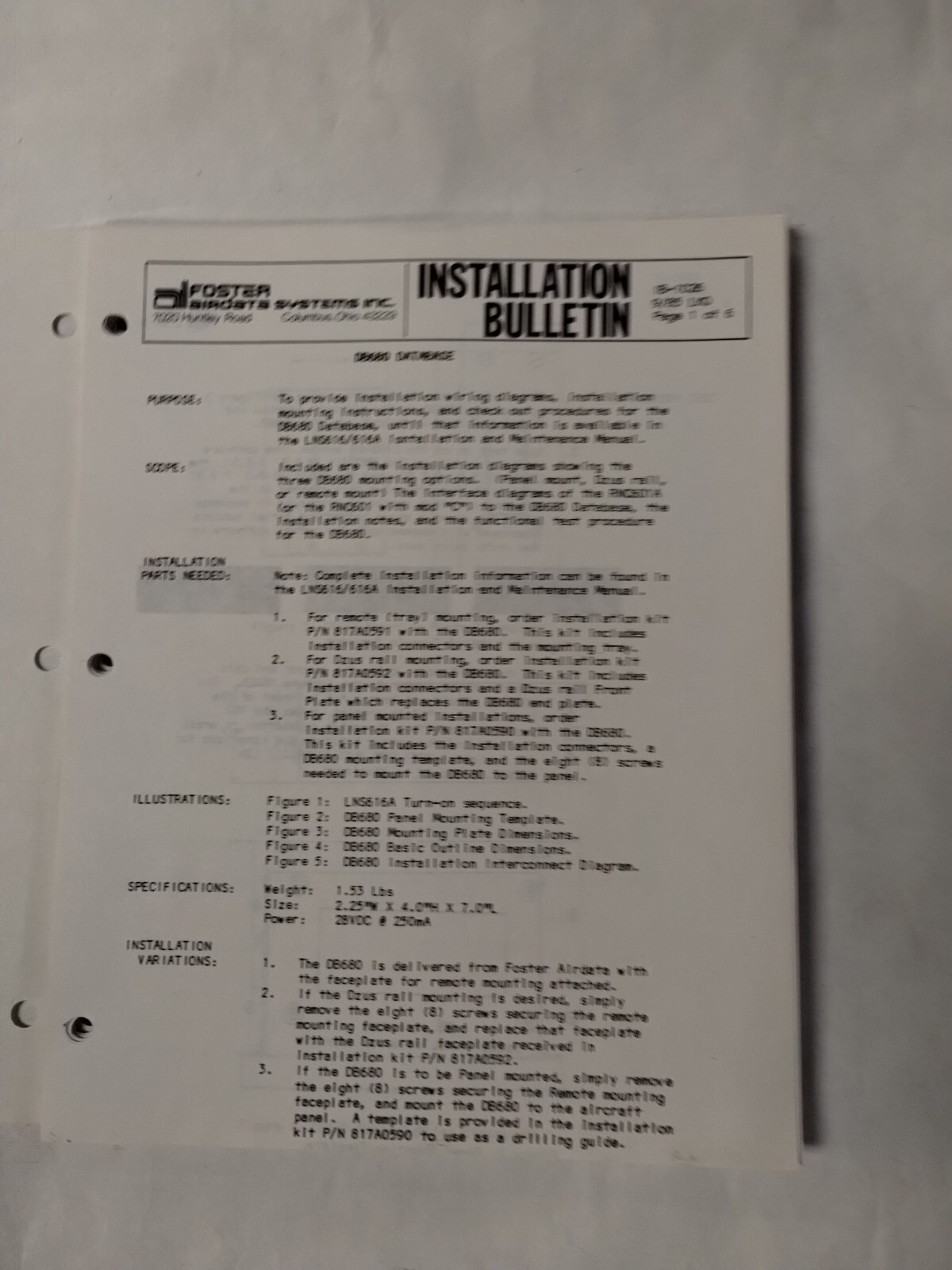 Foster RNAV612 Area Navigation System Installation & Maintenance Manual-Copy