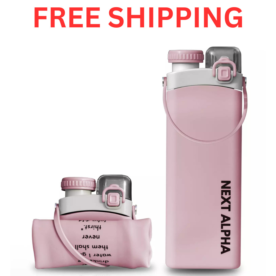 Collapsible Water Bottle Foldable Water Bottle For Hiking Camping Free Shipping