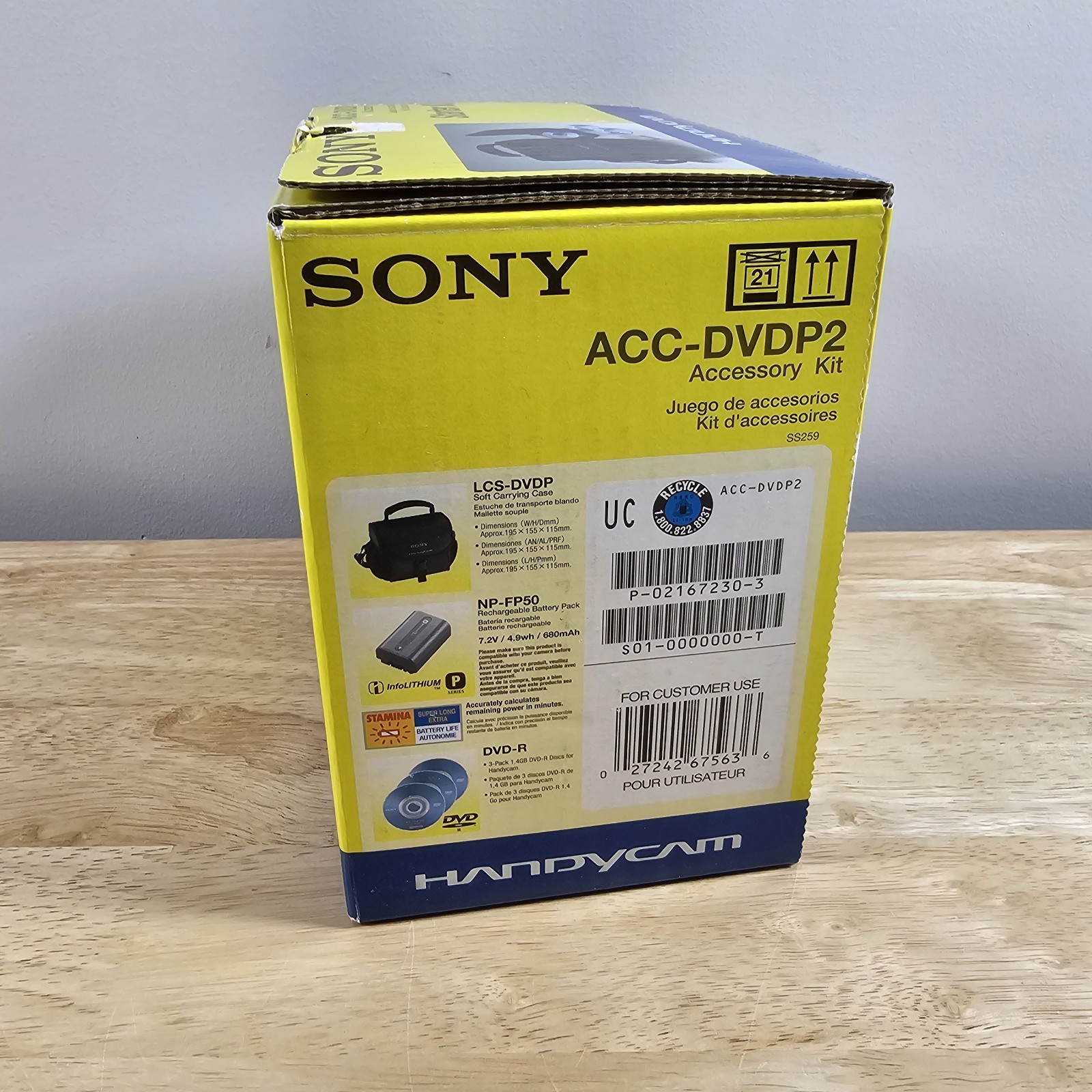 SONY ACC-DVDP2 Accessory Kit.
