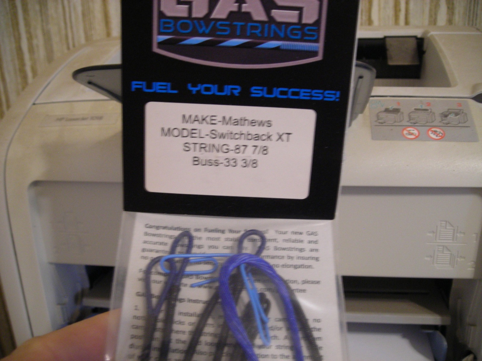 NEW Gas Strings And Cable Set Mathews Switchback XT Blue & Black FULL SET