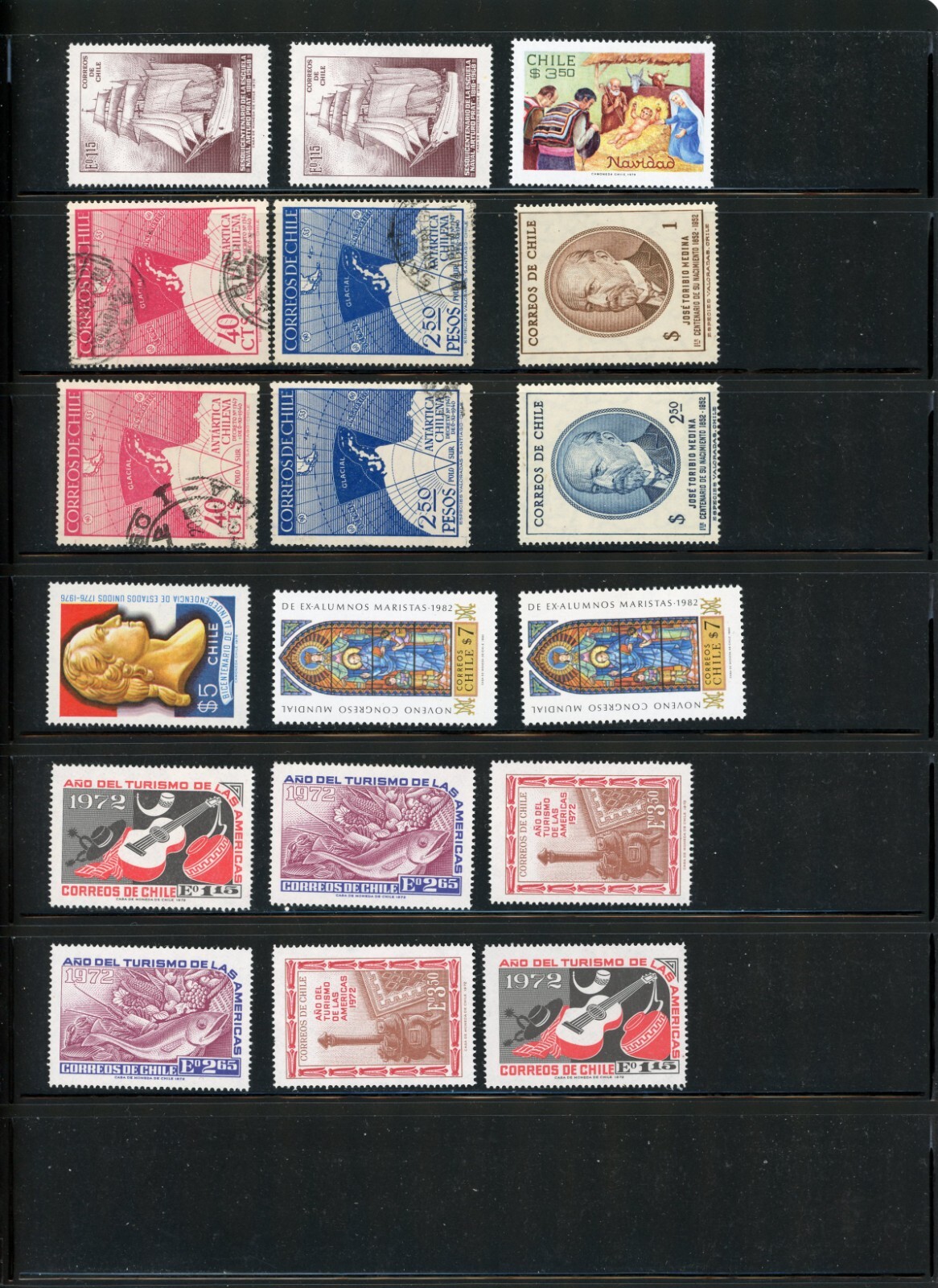 A Small Collection of Chile Mint/MNH/Used