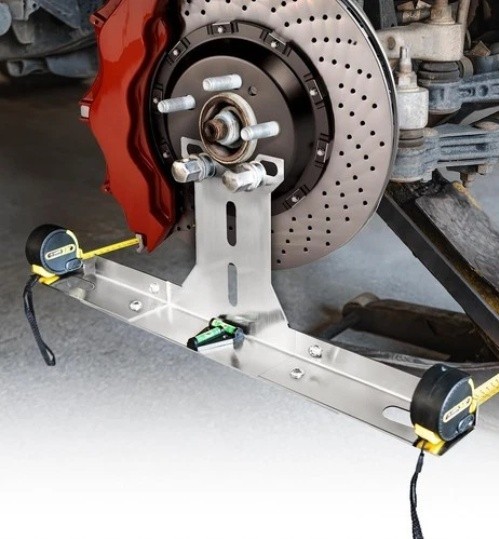 Heavy Duty Wheel Alignment Tool Kit with Tape Measures, Upgraded Stainless Steel